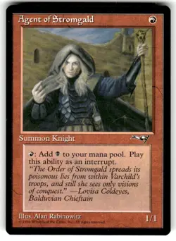 Agent of Stromgald Alliances Regular MTG NM - Image 1