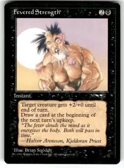 Fevered Strength (Foaming at Mouth) Alliances Regular MTG NM - Image 1