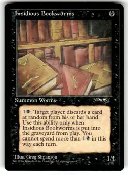 Insidious Bookworms Alliances Regular MTG NM - Image 1