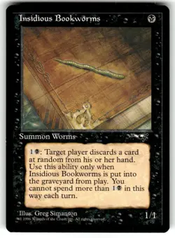Insidious Bookworms (Single) Alliances Regular MTG NM - Image 1