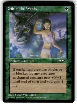 Gift of the Woods (Girl/Lynx) Alliances Regular MTG NM - Image 1