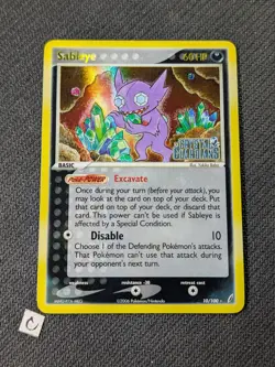 Sableye 10/100 - Crystal Guardians Stamped Reverse Holo Pokemon TCG NM - Image 1
