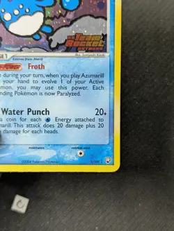 Azumarill 1/109 - Ex Team Rocket Returns Stamped Reverse Holo Pokemon TCG NM - Image 4