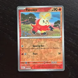 Fuecoco 035/193 Pokemon Paldea Evolved SV02 Reverse Holo Common Card NM - Image 1