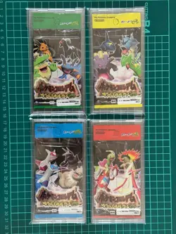 Pokemon Colosseum Double Battle Card e+ Red-Blue-Yellow-Green Set of 4 Sealed - Image 2