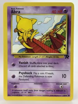 Pokemon TCG - Abra 49/82 Team Rocket Regular - Image 1