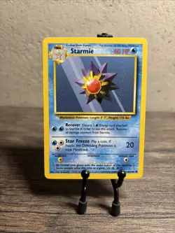 Starmie 064/102 Base Set Regular Common-Pokemon TCG-Vintage-Fast Shipping-LP! - Image 1