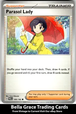 Parasol Lady #169/182 SV04: Paradox Rift Pokemon Common - Image 1