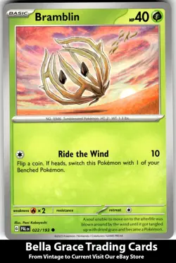Bramblin #022/193 SV02: Paldea Evolved Pokemon Common - Image 1