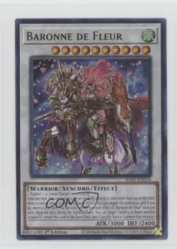 Baronne De Fleur 1st Ed. YuGiOh 25th Anniversary Rarity Collection 0ld5 - Image 1