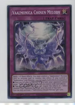 SR - Vaalmonica Chosen Melody 1st Ed. YuGiOh Valiant Smashers #VASM-EN040 14my - Image 1