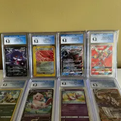 CGC 9.5 Blue Label (CGC 10) Pokemon Card Lot of 13 Blastoise Gengar Pikachu Mew - Image 3