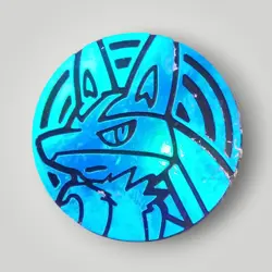 Blue Lucario Coin Pokemon Card TCG Collector Coin - Image 1
