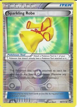 99/111 Sparkling Robe Uncommon Reverse Holo: Pokemon Trading Card Game - Image 1