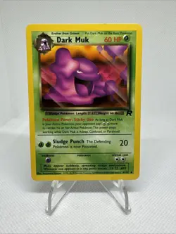 Dark Muk - Team Rocket Set - 41/82 - VINTAGE WOTC Pokemon Card - Unlimited - LP - Image 1