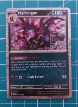 Hydreigon - 010/015 - M24 EN Holo Mcdonald's Dragon Discovery Pokemon Card NM - Image 1
