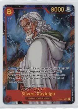 2024 One Piece Card Game: Two Legends OP08 SEC Silvers Rayleigh (Alt Art) 1a1o - Image 1