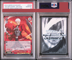 Weiss Schwarz Fate stay night Idealism's Despair Archer Signed Card English SP - Image 1