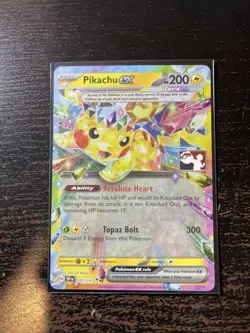 Pikachu EX 057/191 Play! Pokemon League Stamp Promo Prize Pack 7 FRESH PULL - Image 1