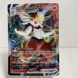 Pokemon Card Cinderace VMAX 019/072 Ultra Rare Shining Fates Near Mint - Image 1