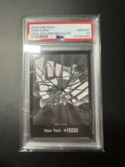 2024 One Piece Double Pack DON!! Card DP05 Edward Newgate PSA 10 GEM English - Image 1