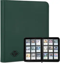 Card Binder for Trading Cards 9 Pocket Zip MTG with 432 Side Loading Pocket - Image 2
