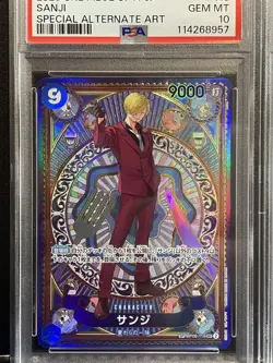PSA 10 Sanji SP Pudding SP OP11 Sequential Number Set ONE PIECE Card Japanese - Image 2