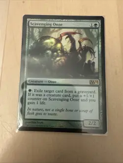 MTG Magic The Gathering Scavenging Ooze Foil Promo Green Commander - Image 1