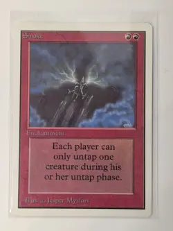 Smoke - Unlimited Edition - MTG Magic: The Gathering - Light Play - Image 1