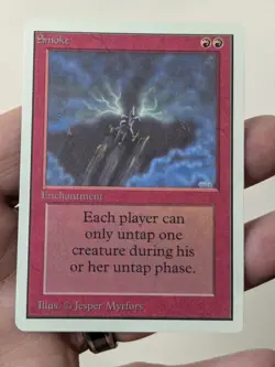 Smoke - Unlimited Edition - MTG Magic: The Gathering - Light Play - Image 3