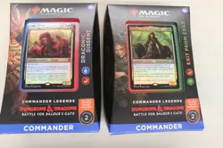 BALDUR'S GATE COMPLETE SET 4 COMMANDER DECKS MAGIC: THE GATHERING MTG NEW NIB - Image 1