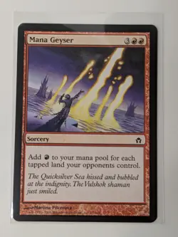 Mana Geyser - Fifth Dawn - MTG Magic: The Gathering - Light Play - Image 1