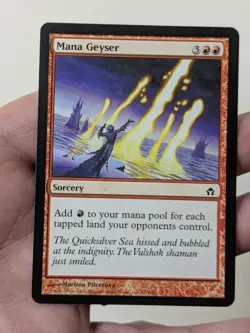 Mana Geyser - Fifth Dawn - MTG Magic: The Gathering - Light Play - Image 3