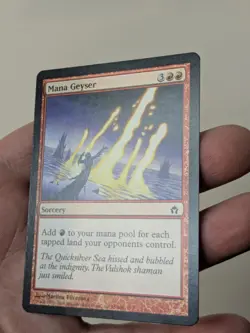 Mana Geyser - Fifth Dawn - MTG Magic: The Gathering - Light Play - Image 5