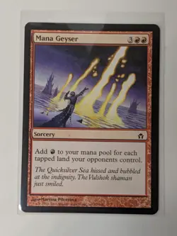 Mana Geyser - Fifth Dawn - MTG Magic: The Gathering - Light Play - Image 1