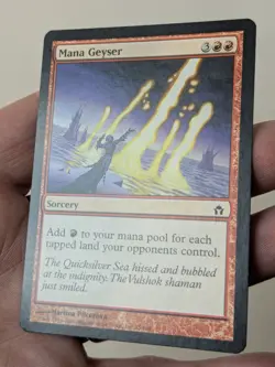 Mana Geyser - Fifth Dawn - MTG Magic: The Gathering - Light Play - Image 4
