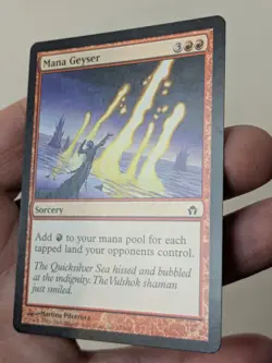 Mana Geyser - Fifth Dawn - MTG Magic: The Gathering - Light Play - Image 5