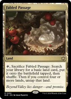 NM Fabled Passage, MTG, Bloomburrow, Magic the Gathering, 252 - Image 1