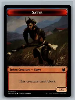 MTG Unique and Miscellaneous Promos Devil / Satyr Double-Sided Token #009/014 - Image 2