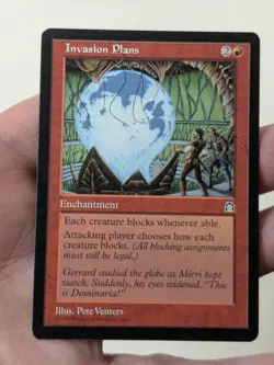 Invasion Plans - Stronghold - MTG Magic: The Gathering - Light Play - Image 3