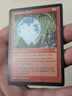 Invasion Plans - Stronghold - MTG Magic: The Gathering - Light Play - Image 4