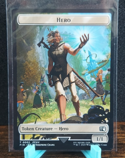 Hero (0002) // Knight (0010) Double-Sided Token Final Fantasy Regular MTG - Image 1