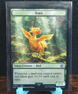 Hero (0009) // Bird (0017) Double-Sided Token Final Fantasy Regular MTG - Image 2