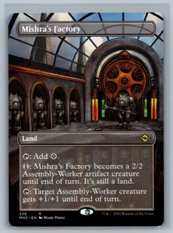 Magic MTG Modern Horizons 2 Mishra's Factory (Borderless) #326 TCG CCG - Image 1