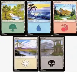MTG Basic Land lot of 200 (40 each) BIG DISCOUNT WITH MULTIPLE PURCHASE + BONUS! - Image 1