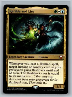 Magic The Gathering Prerelease Cards Katilda and Lier #0446 Promo MTG TCG CCG - Image 1