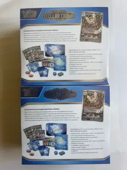 2x NEW & SEALED! Pokemon TCG 2 Stellar Crown Elite Trainer Boxes ETB (18 Packs) - Image 2