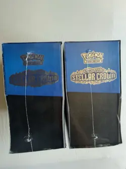 2x NEW & SEALED! Pokemon TCG 2 Stellar Crown Elite Trainer Boxes ETB (18 Packs) - Image 4