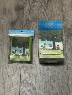Snivy, Tepig & Oshawott Pokemon Card Sleeves & Deck Box New Sealed - Image 1