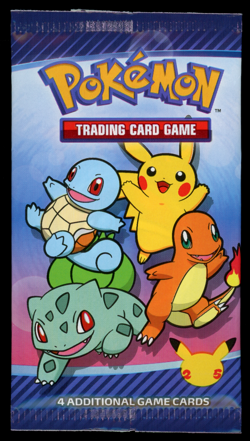 NEW! - Pokemon 25th Anniversary McDonald's 2021 Promo Booster Sealed Pack - Image 1